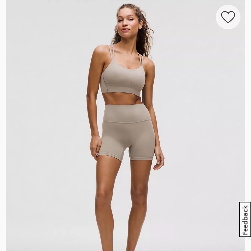 Lululemon Align High-Rise Ash Grey Shorts, size 4 BRAND NEW W/TAGS